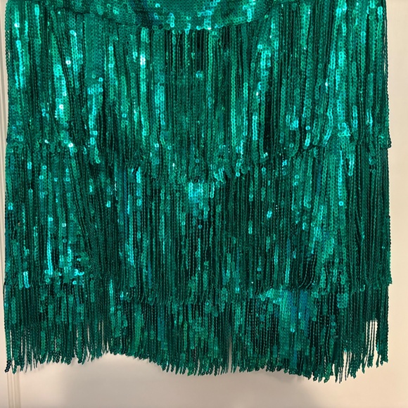 NWT Anthropologie Maeve Sequined Flapper Skirt size 14 - Picture 3 of 5